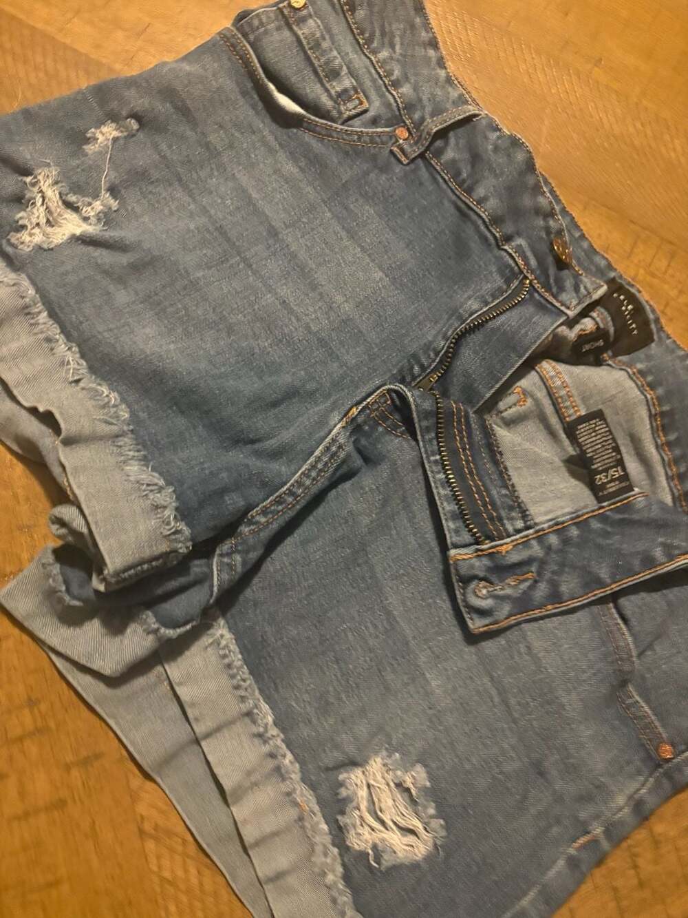BUNDLE Celebrity Pink Women's Cuffed Denim Shorts Set (Blue, Black, and White) S - Picture 8 of 10